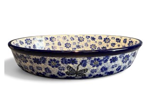 298 Bunzlau Ovale Ovenschaal 28x20cm 1443X Ovale Schalen